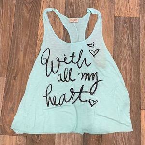“With all my heart” tank top